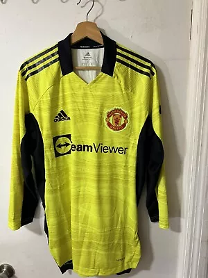 2021/22 Manchester United Goalkeeper Shirt Sz M • $75