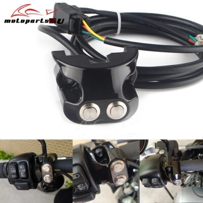 $42.23 • Buy Motorcycle 1'' Handlebar Switch Air Suspension Control Kit For Harley Dyna V-Rod