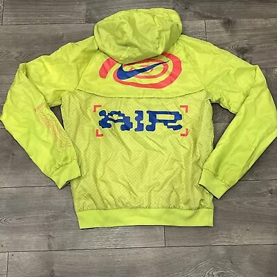 Nike Catching Air Windrunner Neon Blue Winter Jacket CW4708-389 • $20