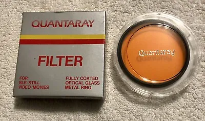 Quantaray Filter Fully Coated Optical Glass Metal Ring 62m/m Orange (YA2) • $19