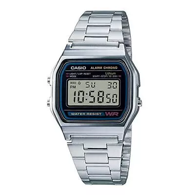 *PREORDER* Casio A158W Watch Vintage Retro Silver Stainless Steel Digital • $18.99