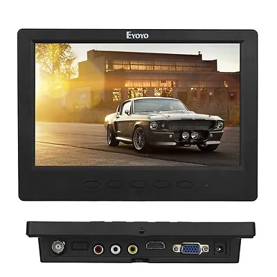 Portable 7  Inch LCD HD 1024x600 Video Audio HDMI Monitor For FPV Aerial Camera • £69.59