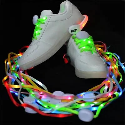 £5.21 • Buy Women Sneakers Laces Led Shoelaces Cross Braiding Strap Shoes Accessories