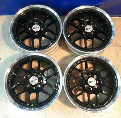 4) 15  Work Ewing Rsb 4X100 JDM WHEELS RIMS VIP MESH 3PC RARE AUTHENTIC SPLIT • $1000