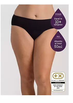 £15 • Buy Confitex Womens  Cotton Midi Brief Extra Absorbency Incontinence Black Size M