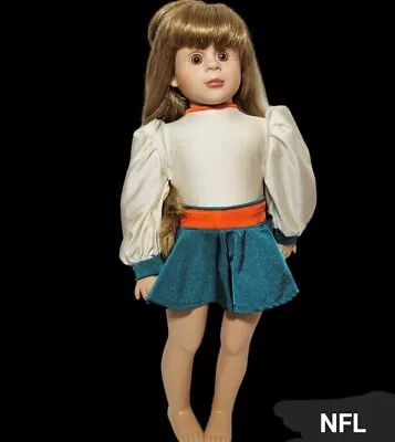 NFL Cheerleaders 19  Doll From Americas's Sweethearts Miami Dolphins RARE • $49.92