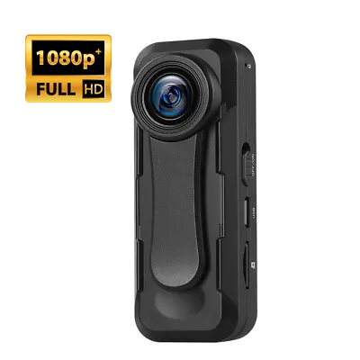 $25.98 • Buy Mini Full HD Camera Wabcam Body Clip With Optical Lens Video / Audio Recording!