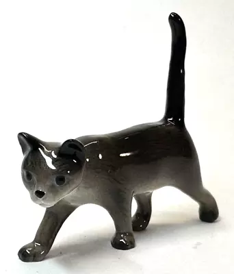 Hagen Renaker Walking Cat Grey Rare Dealer Sample Kent Smith Collection • $18.50