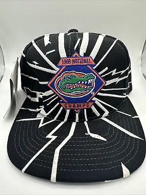 Vintage Florida Gators 1996 National Champs Starter Shatter Snapback Hat NEW Tag • $149.99