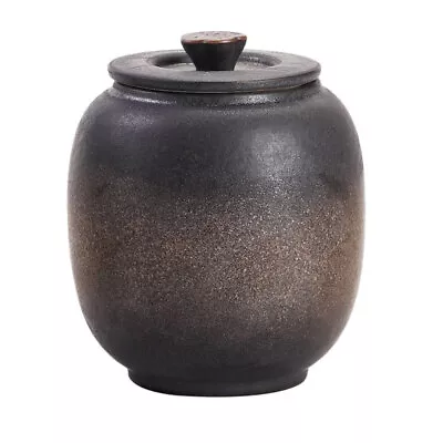 Japanese Style Ceramic Tea Jar For Elegant Storage-MI • £16.45