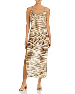 Missoni Mare Women's Crochet Maxi Dress Swim Cover-up (48 White/Gold) • $659.99