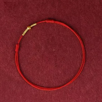 Fashion Handmade Bracelet Red Rope Lucky Bangle Women Men Bracelet Anklet • £2.99