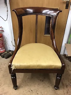 Regency Goncalo Alvez Bergere Library Chair • £140