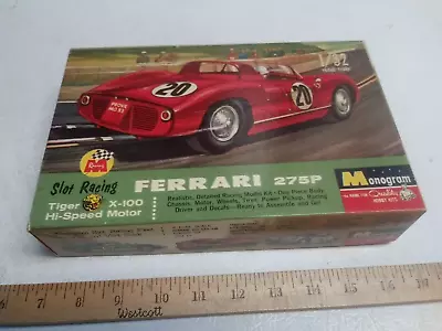 1/32 Ferrari 275p Slot Cars With Box Monogram Made In Usa Motor Made In Japan • $65