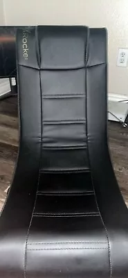 Black X Rocker Solo RGB Floor Rocker Gaming Chair29.33 Inx14.96 Inx24.21 In • $30