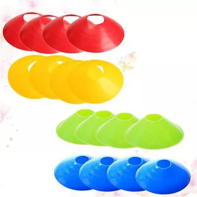  16 Pcs Child Football Training Cones Mini Footballs For Kids • £12.68