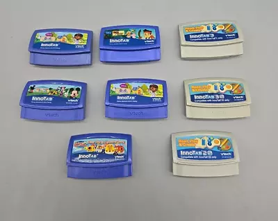 VTech InnoTab Game Cartridges Lot Of 8 Jake Neverland Pirates Mickey Mouse Etc • $9.99