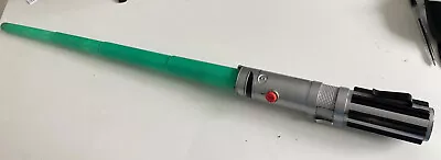 £7.99 • Buy Star Wars Light Saber Luke Skywalker Flick Out Extendable Green 2004 Lfl USED