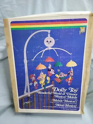 Dolly Toys Wonderful World Of Disney Musical Crib Mobile A Small World Works • $25