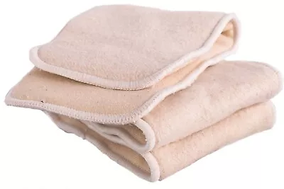 10 PACK Hemp & Cotton Nappy Inserts/Boosters For Modern Cloth Nappy/Breast Pads • $79.99