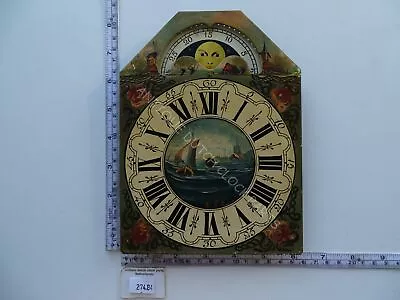 Hand Painted Dial For A Small Friesian Tail Or Schippertje Clock With Moon Dial • $71.50