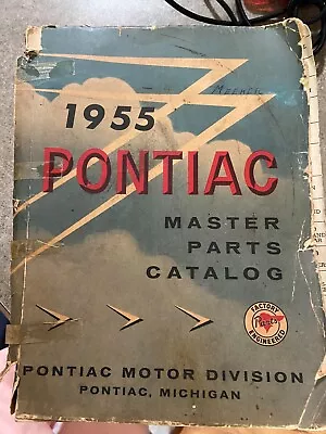 $15.95 • Buy Vintage 1955 Pontiac Master Parts Catalog Manual Large