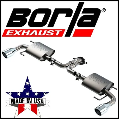 Borla S-Type 2  Axle-Back Exhaust System Fits 2017-2024 Mazda CX-5 Sport 2.5L L4 • $859.99