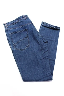 $66.01 • Buy Domenico Vacca Mens Straight Leg Casual Jeans Pants Blue Cotton Size 56