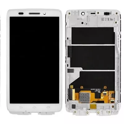 Motorola White LCD Digitizer Display Phone Screen + Frame XT1080 Droid ULTRA OEM • $46.90