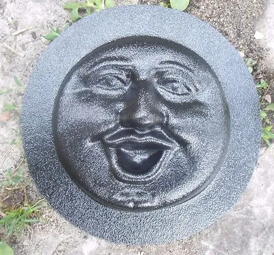 Smile Face  Plastic Mold Cement Plaster  Concrete Mould 5  X 1/3  • $16.95