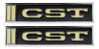 NEW Trim Parts CST Door Emblem PAIR / FOR 1969-72 CHEVY K5 BLAZER / 9555 • $89.99