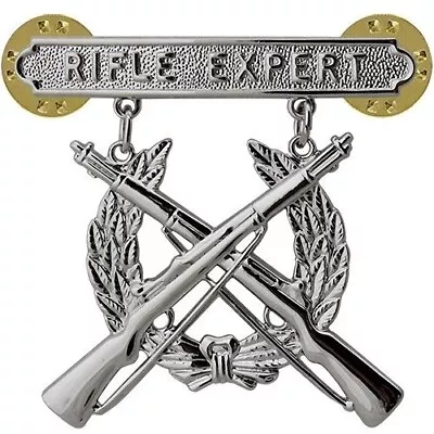 Marine Corps Breast Insignia Badge Rifle Expert United States USMC • $10.97