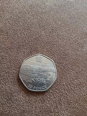 2011 Olympic 50p Coin Aquatics • £1