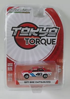 Greenlight 1:64 Tokyo Torque 1971 BRE Datsun 510 #46 FNQHotwheels GL19 • $14.92