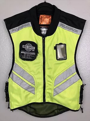Icon Motorsports Mil Spec Vest Full Zip Motorcycle Reflective Military Regular • $34.82