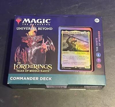 MTG: Lord Of The Rings: Tales Of Middle-Earth - Commander Deck Hosts Of Mordor • $75