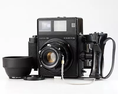 Mamiya Press Super 23 Black W/ Sekor 100mm F/3.5 Lens 6x9 Roll Film Back Holder • $229.99
