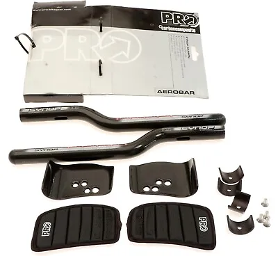 $67.49 • Buy Shimano PRO Synop Carbon Clip-On TT Bar Extensions/Armrest/Pads Only - No Clamps