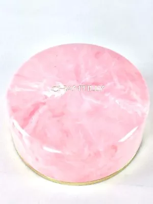 VTG Chantilly Parfums Parquet NY Dusting Powder Pink Marbled Box Original Puff • $24.99