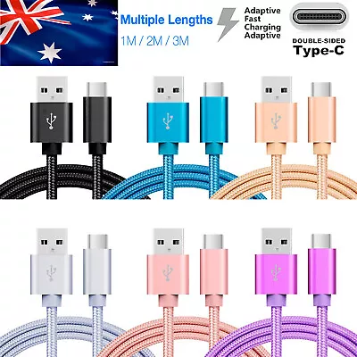 Rapid Charging USB Type C Cable Charger For Samsung S20 S10 S9 S8 Plus Note 10 • $9.49