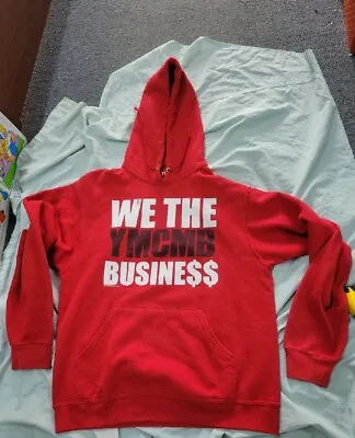 YMCMB WE THE BUSINESS 2011 Cash Money Hoodie Sweater Pullover Men's Size M Red • $25