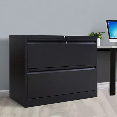  2/3/4 Drawers Metal Lateral File Cabinet Office Home Storage Cabinet Lockable  • $189.99