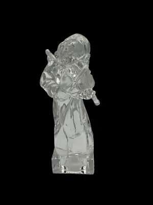 Germany Mikasa Herald Collection Lead Glass Crystal Angel Playing Violin ~8  • $11.90