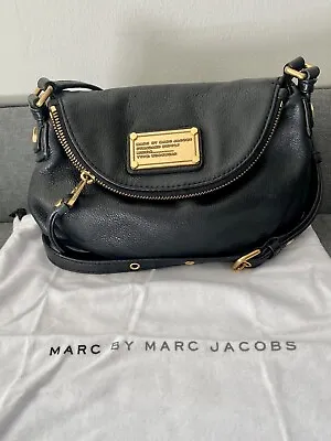 MARC By Marc Jacobs Classic Q Mini Natasha Crossbody Bag Black Leather • $179