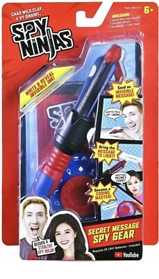 Spy Ninjas Project Chad Wild Clay & Vy Qwaint -Secret Message Spy Gear  • £27.99