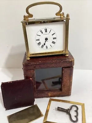 Antique French Tiffany & Co.(Couaillet Freres) Carriage Clock In Case • $200