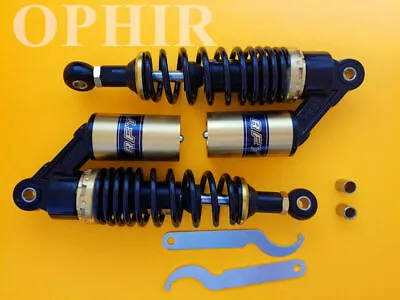 11  280mm Black And Gold Pair Of Motorcycle Shock Absorbers Eye To Eye  • $699.99