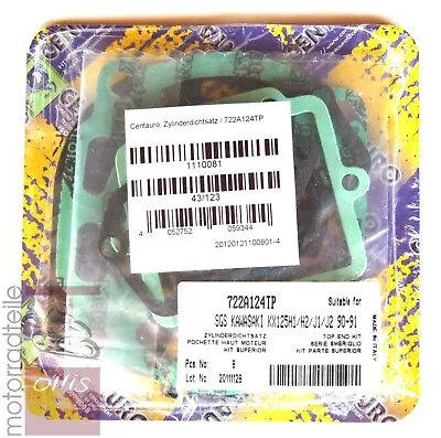 Centauro Top End Gasket / Cylinder Seal Kit - Kawasaki KX 125 H1/H2/J1/J2 -90-91 • $26.51