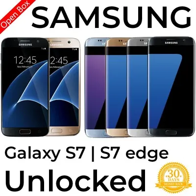 Samsung Galaxy S7 | S7 Edge 32GB Unlocked AT&T Verizon T-Mobile Cricket Metro • $74.95