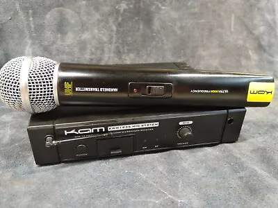 Kam KWM1935 UHF And Microphone 16 Channel Wireless Microphone Receiver Karaoke  • £50